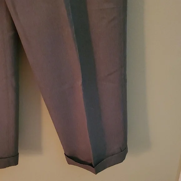 Baracuta Designer Men's Elegant Gray Brown Dress Pants - Picture 4 of 7
